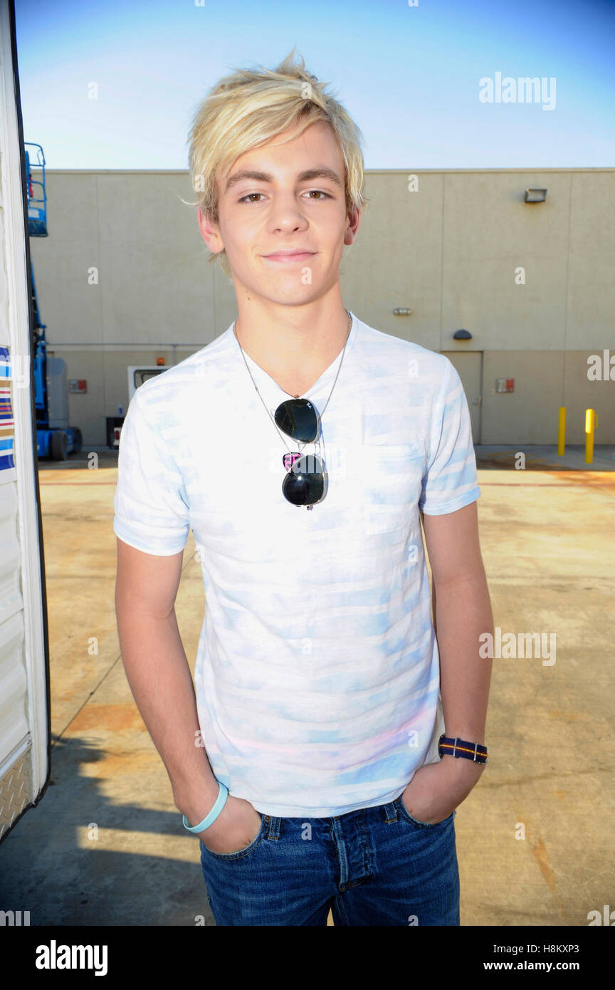 Ross Lynch of the band R5 backstage portrait at the Citadel Outlets ...