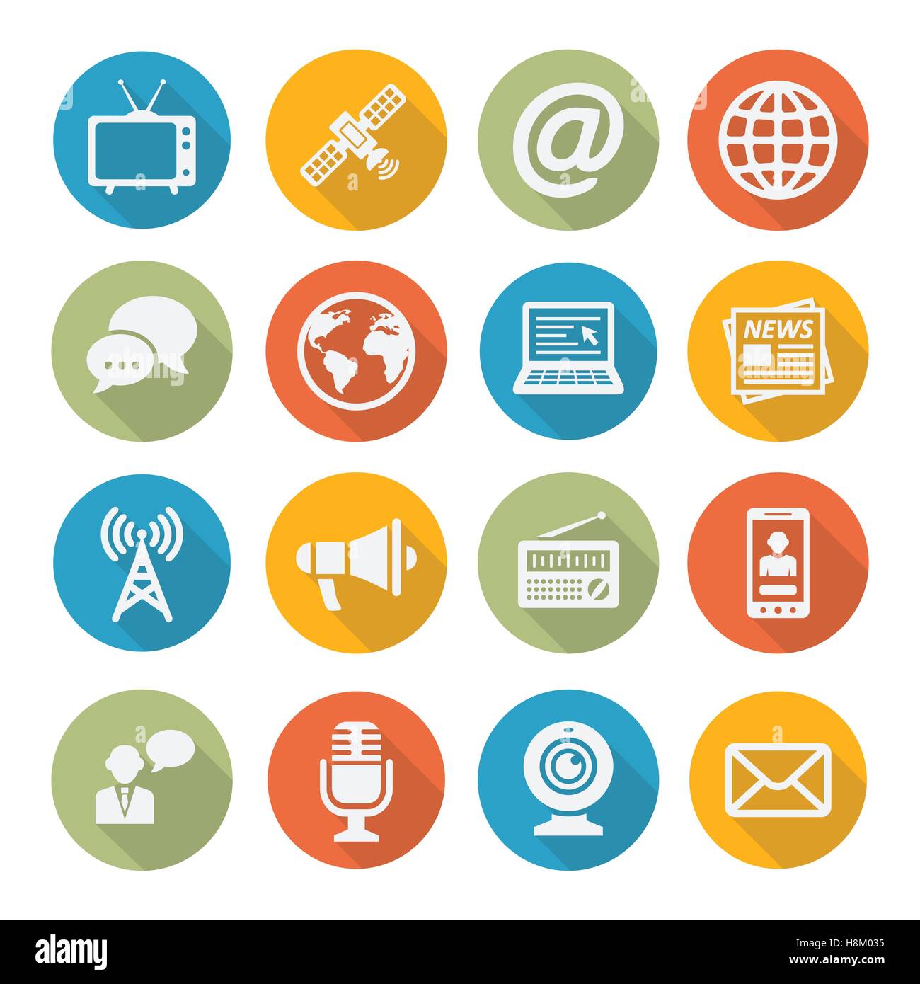 Social media icons smartphone Stock Vector Images - Alamy