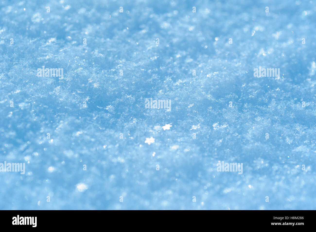 Blue texture snow winter Stock Photo