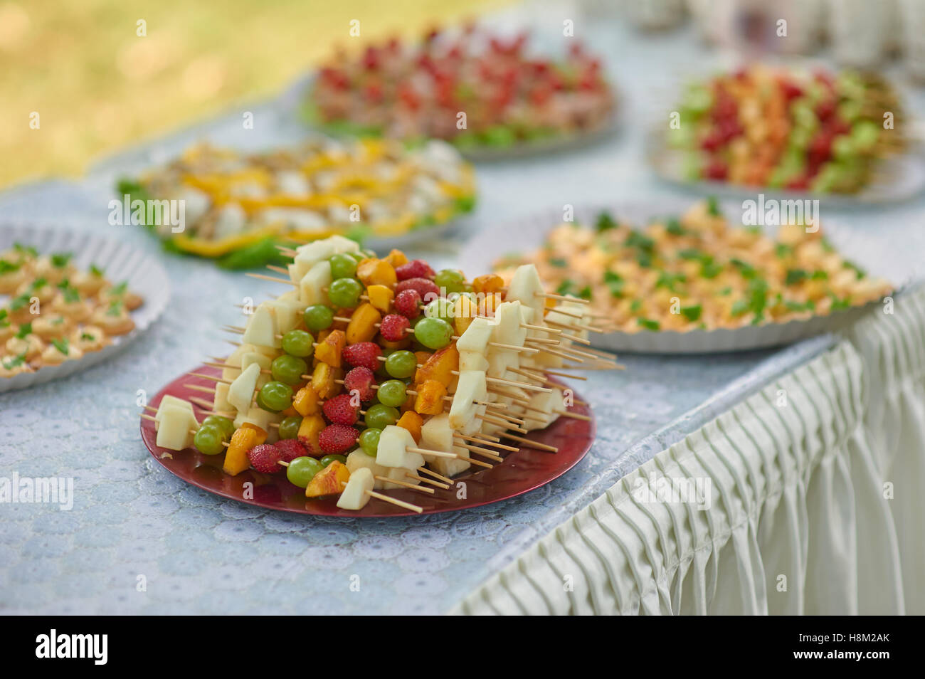 fruits for a wedding buffet Stock Photo