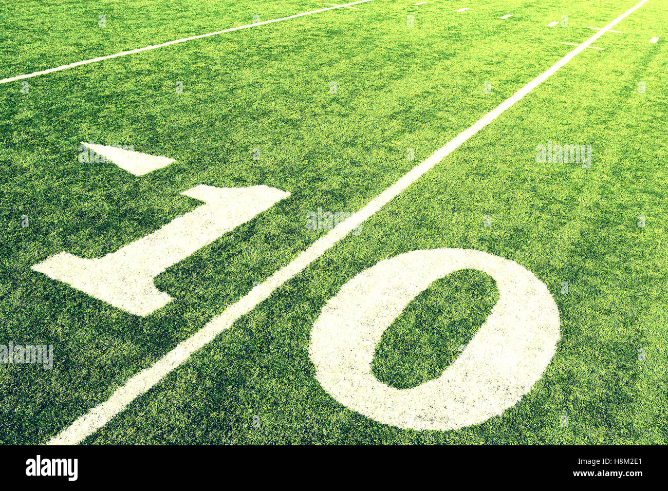 Ten Yard Line Stock Photo - Alamy