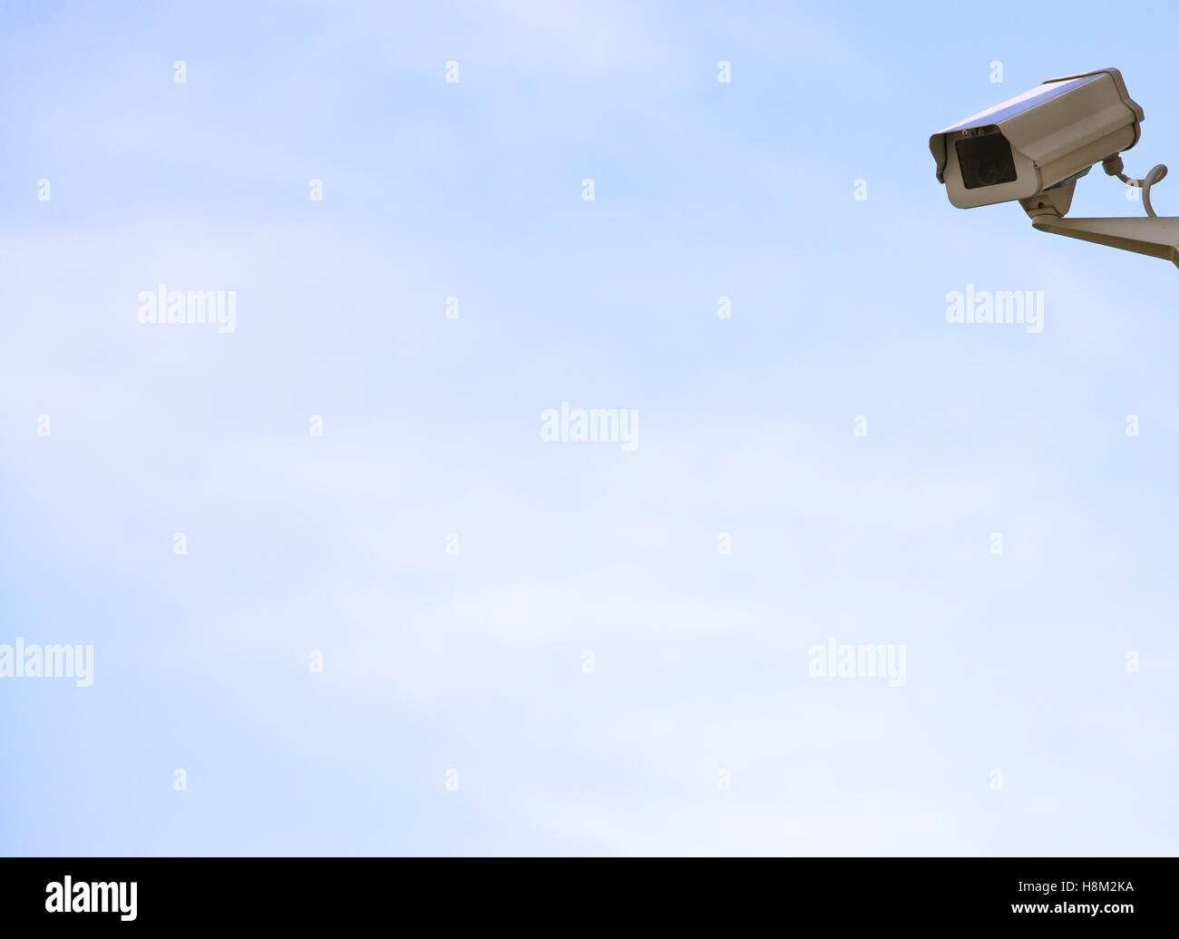 Security camera on wall Stock Photo
