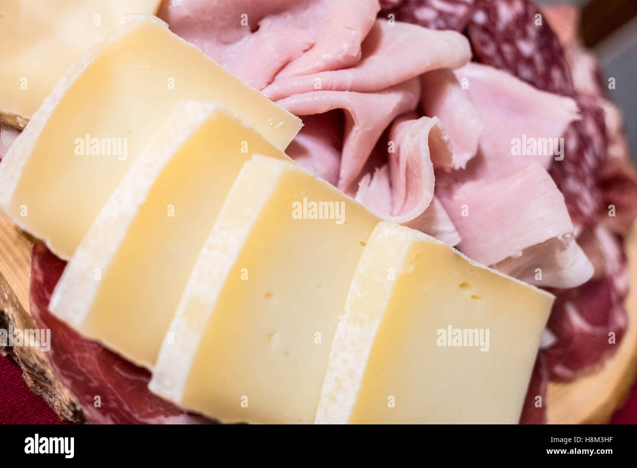Italian tagliere salumi misti Stock Photo - Alamy