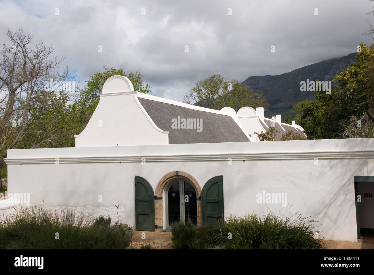 typical estate in south african wineries Stock Photo Alamy