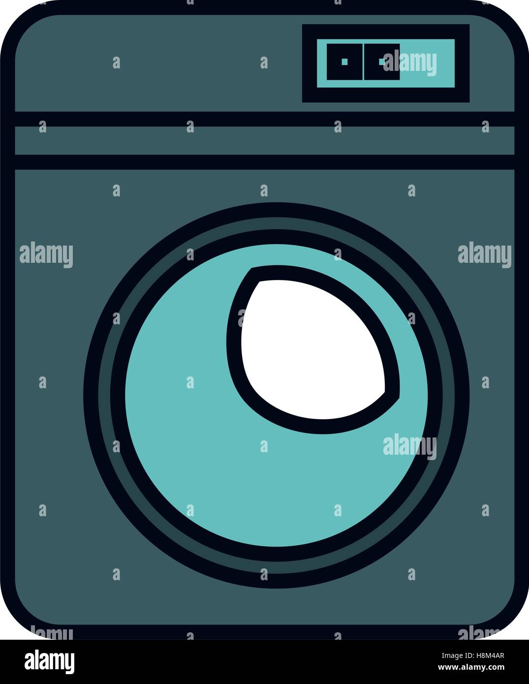 Washingmachine vector vectors hi-res stock photography and images - Alamy