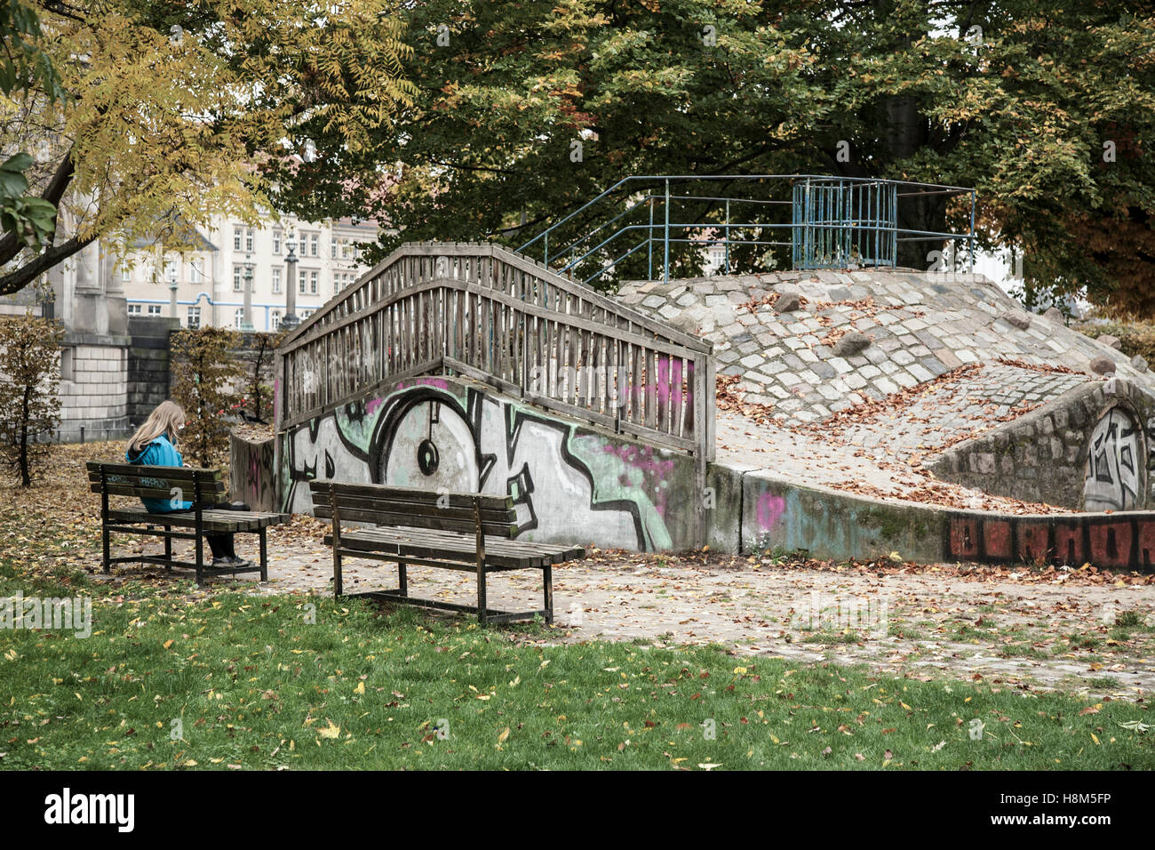 Berlin Park in 2016 Stock Photo
