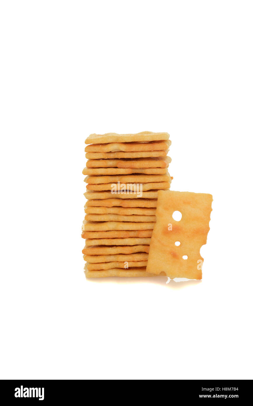 stack swiss cheese cracker Stock Photo Alamy