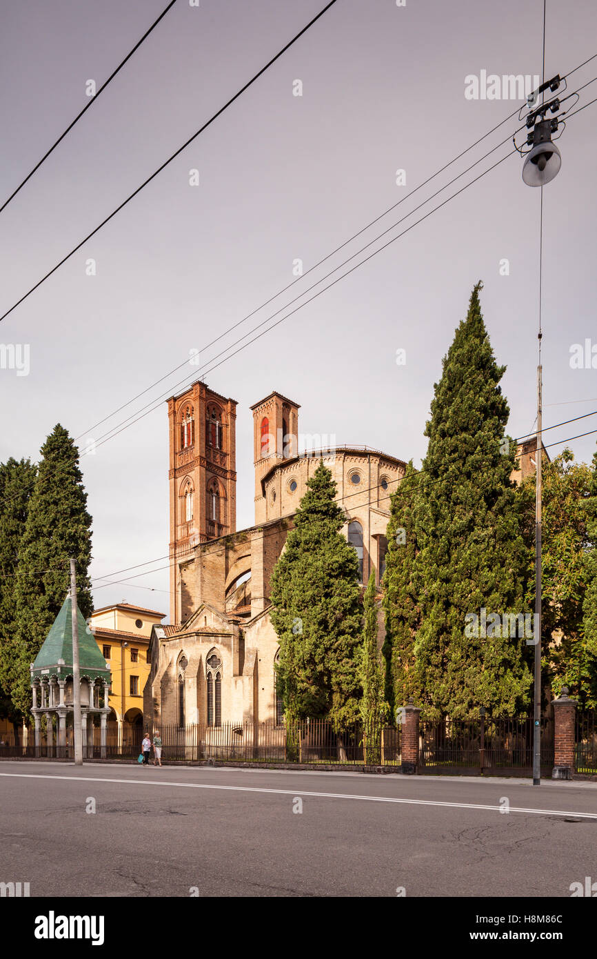 Basilica di San Francesco in Bologna, Italy. Stock Photo