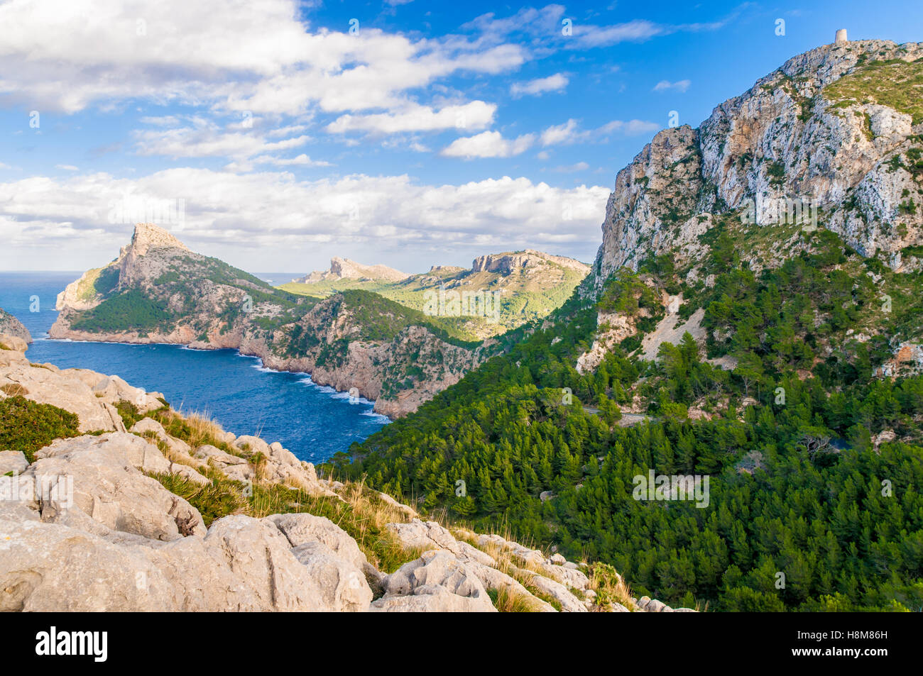 The Cap Formentor in the north east of Majorca Stock Photo Alamy