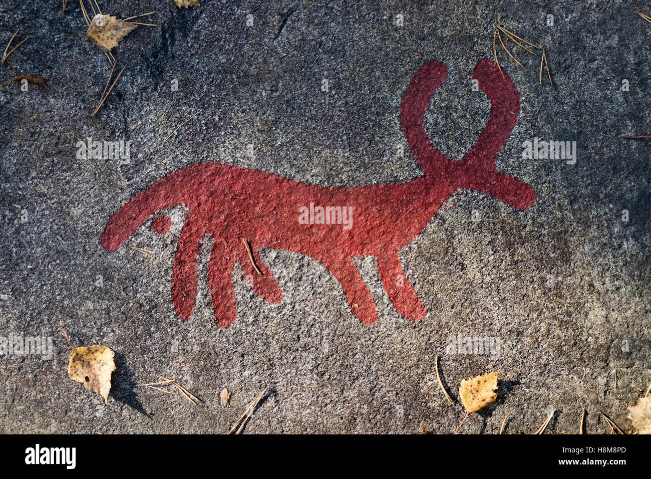Bronze Age petroglyphs, Tanumshede,World Heritage Center, Sweden Stock Photo Alamy