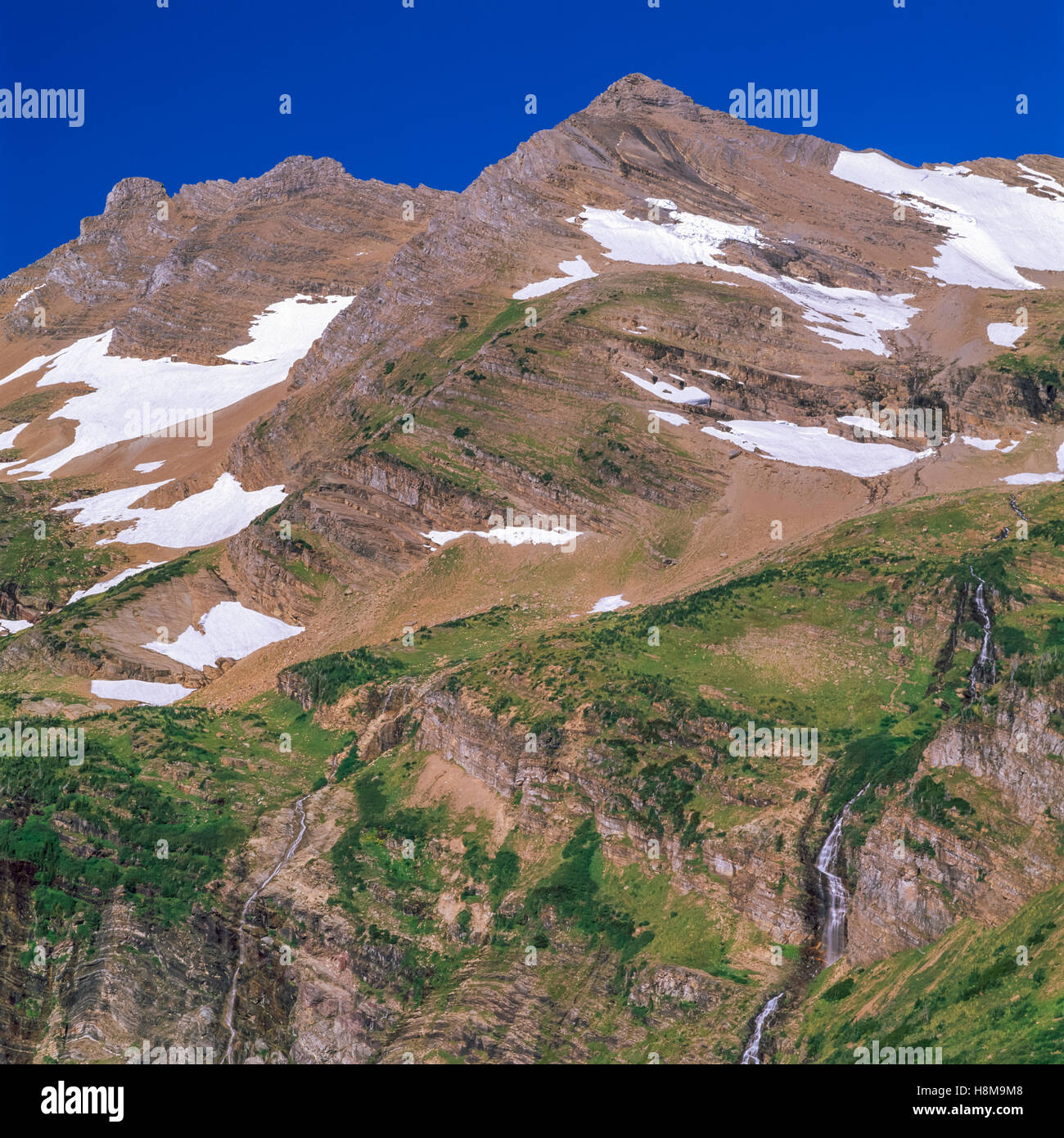 gunsight mountain in glacier national park, montana Stock Photo Alamy