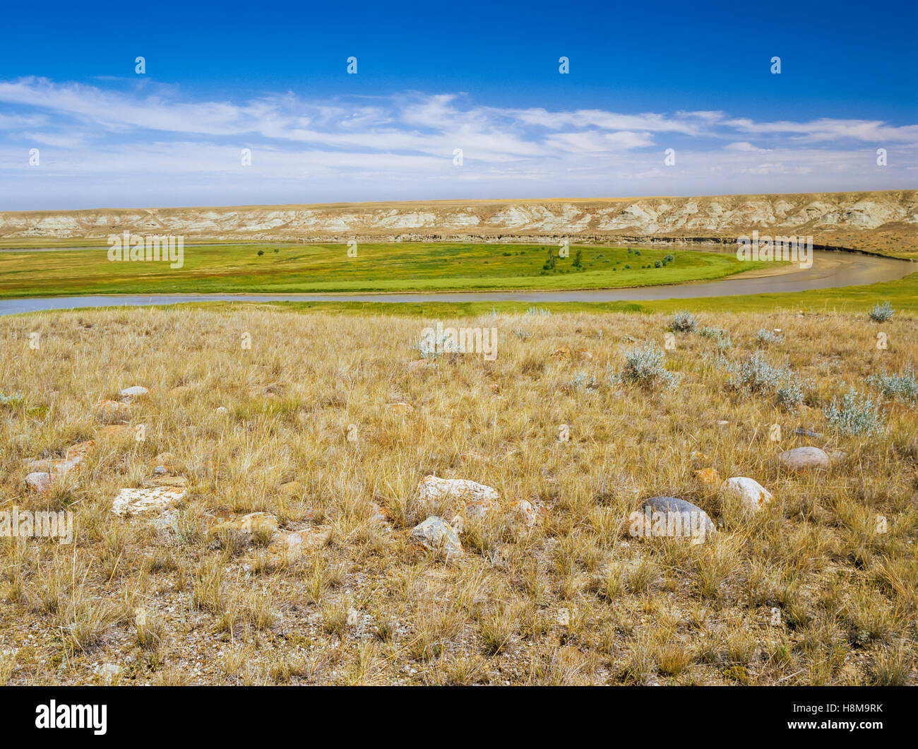 Tipi Rings tipi ring on the prairie above the milk river valley near havre ...