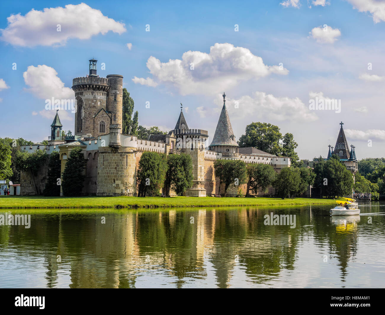 Franzensburg, moated castle, Laxenburg, Mödling, Lower Austria, Austria