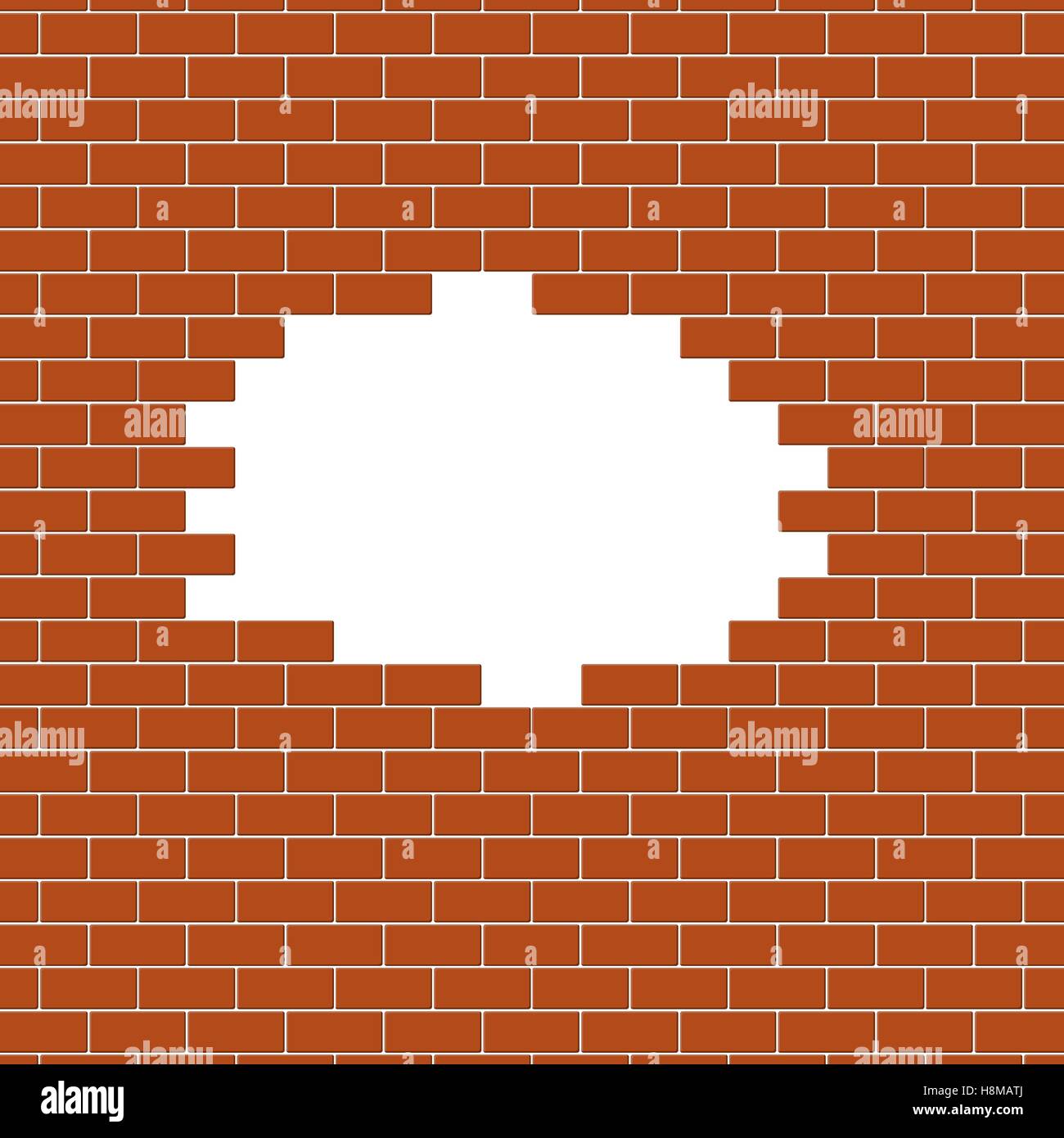 A brick wall background, vector eps10 illustration Stock Vector Image ...