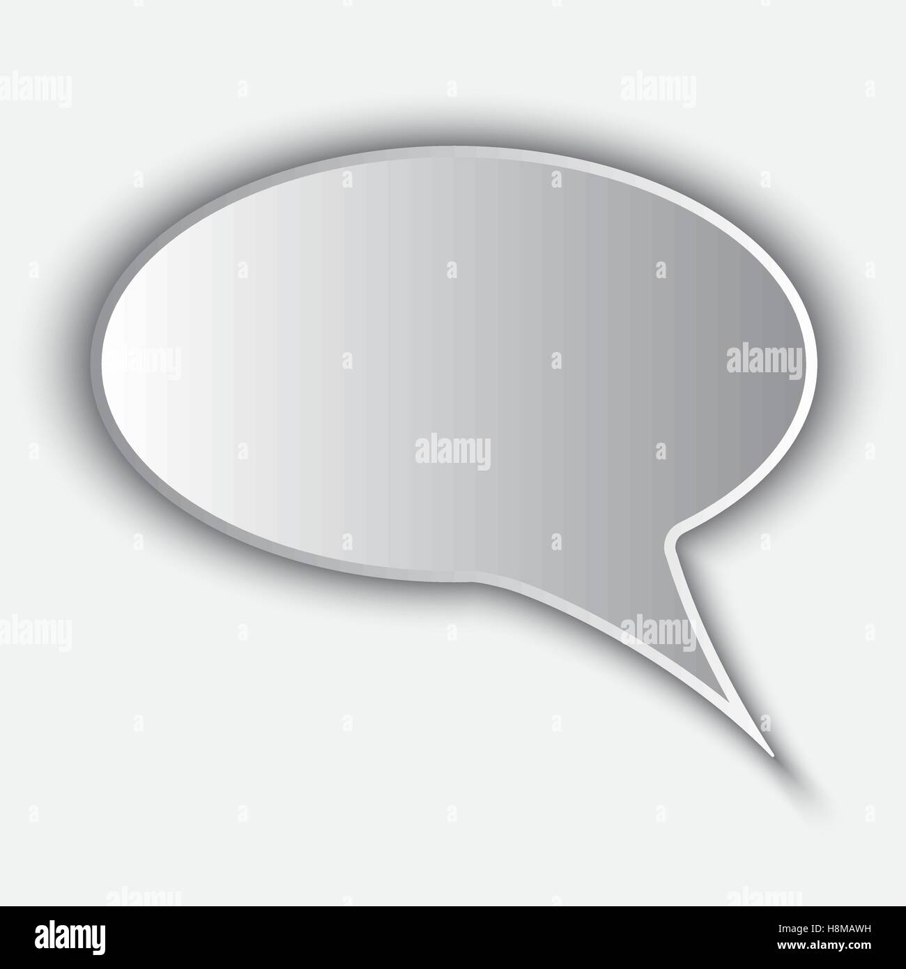 Abstract vector background of paper speech bubble for your own design ...