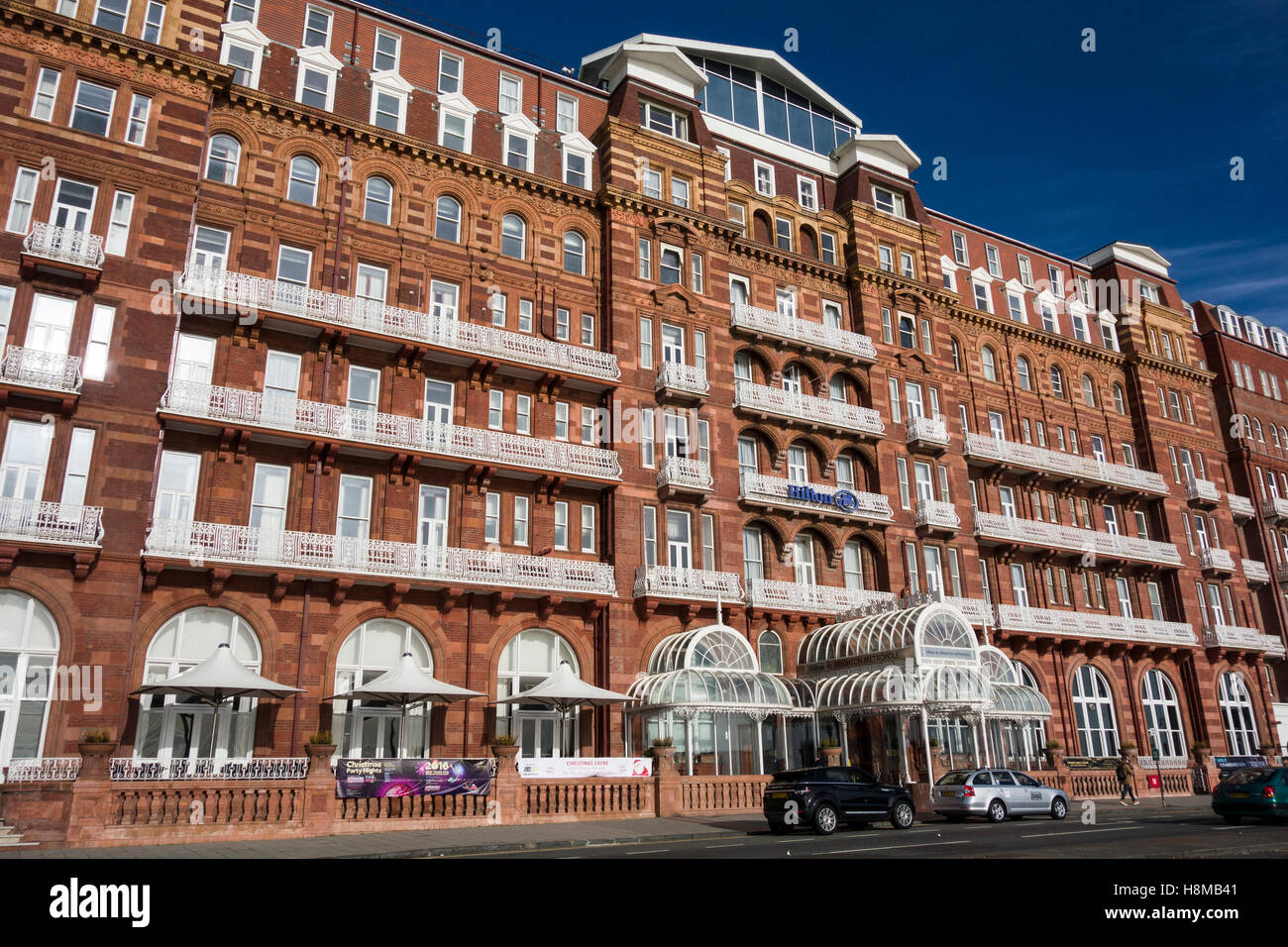 Hilton Brighton Metropole Hotel (built 1890), Brighton, Sussex, England UK Stock Photo