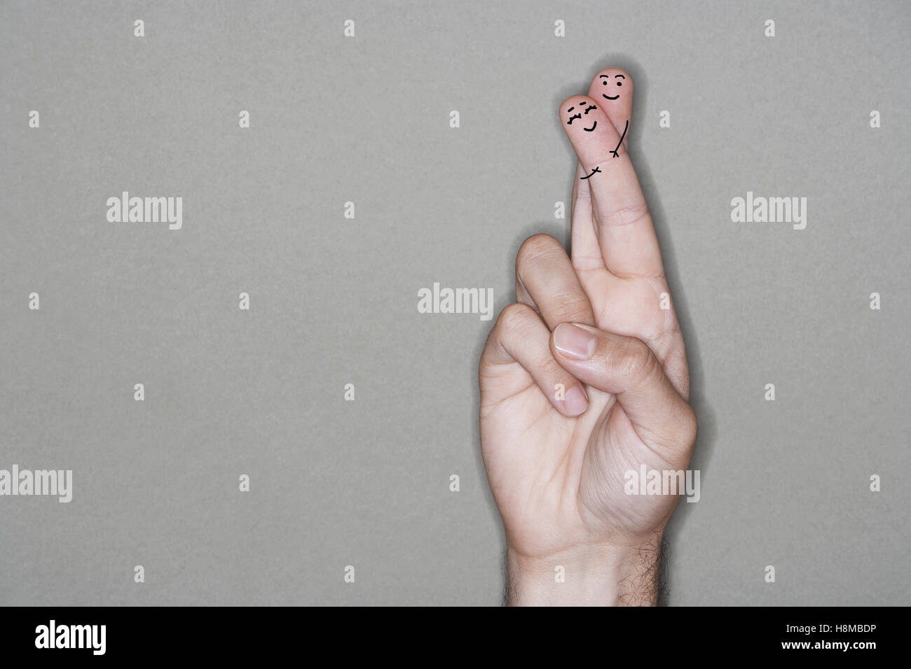 Finger people togetherness Stock Photo