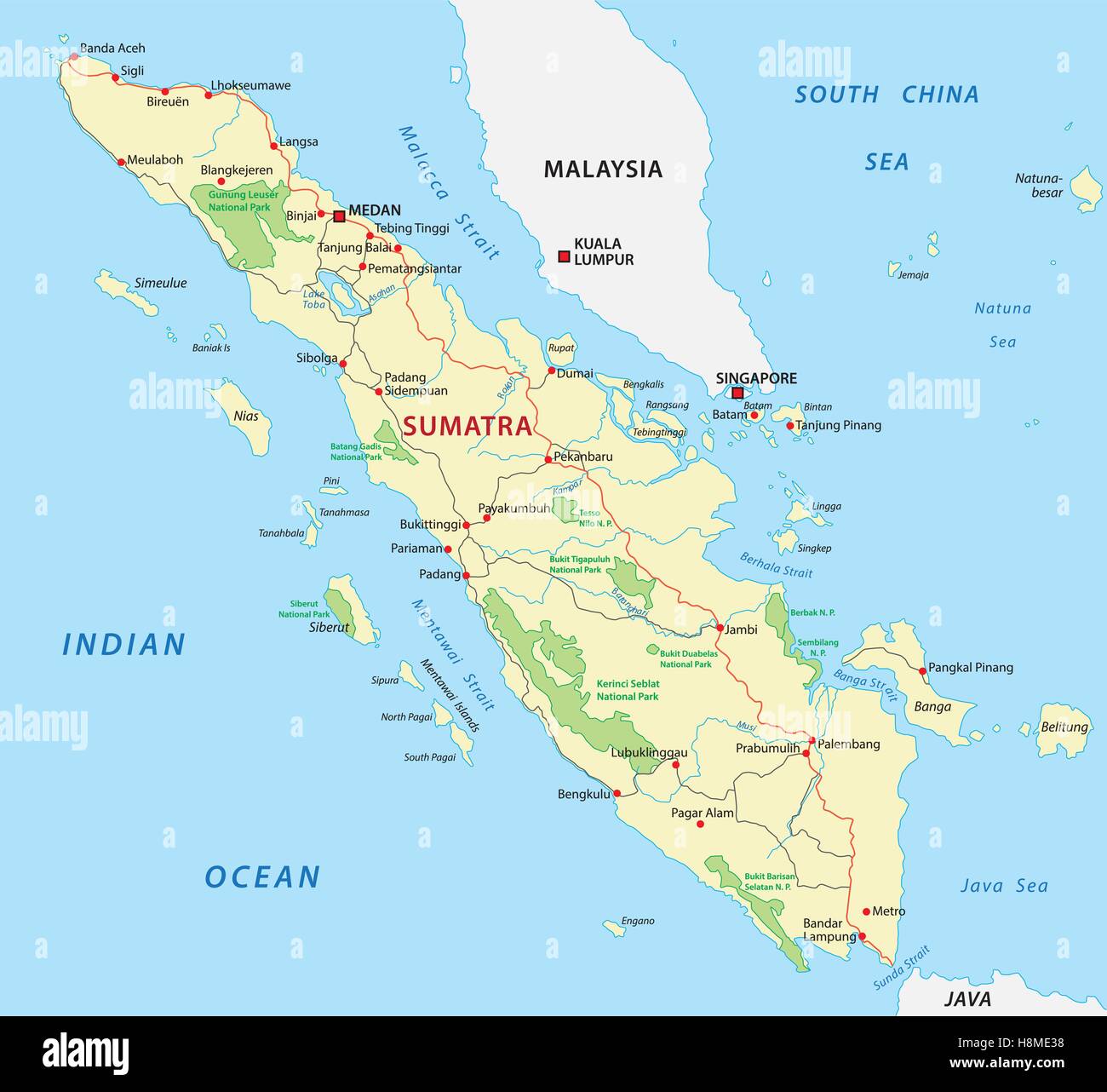 South Sumatra Map High Resolution Stock Photography and Images - Alamy