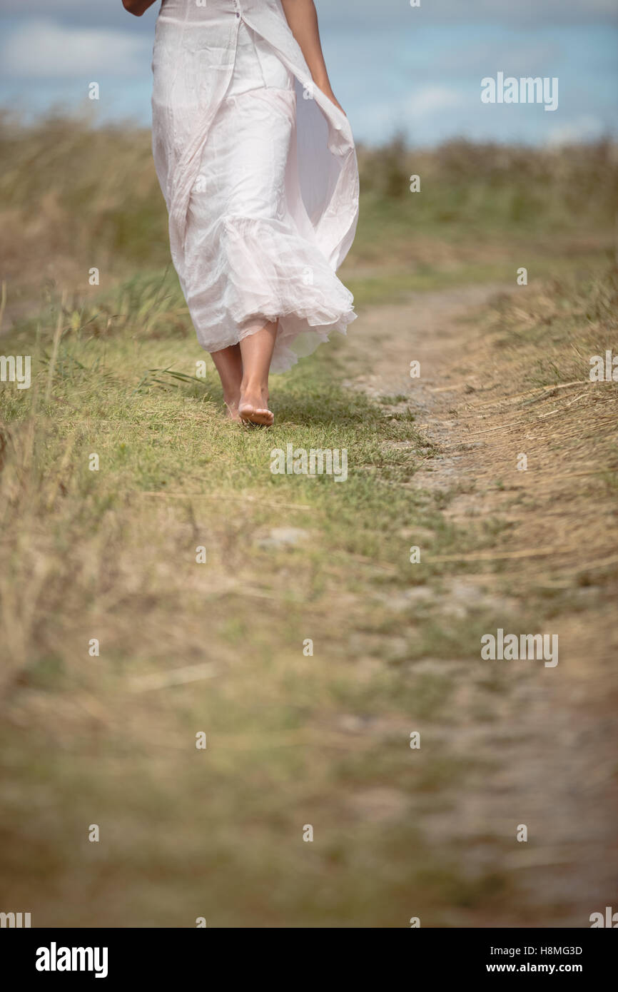 Barefoot walking dirt hi-res stock photography and images - Alamy