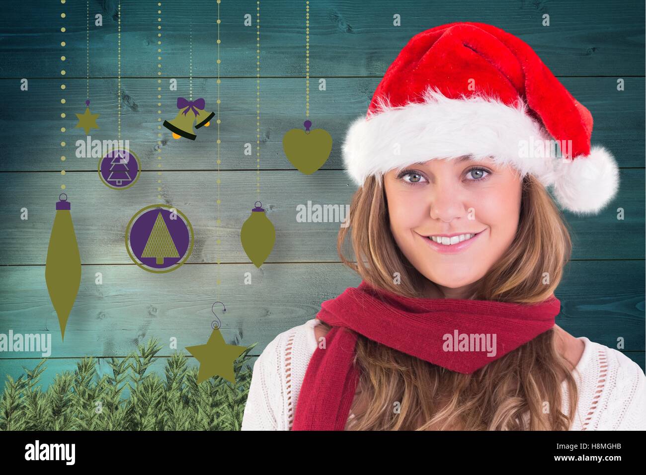 Portrait of beautiful woman smiling at camera Stock Photo - Alamy
