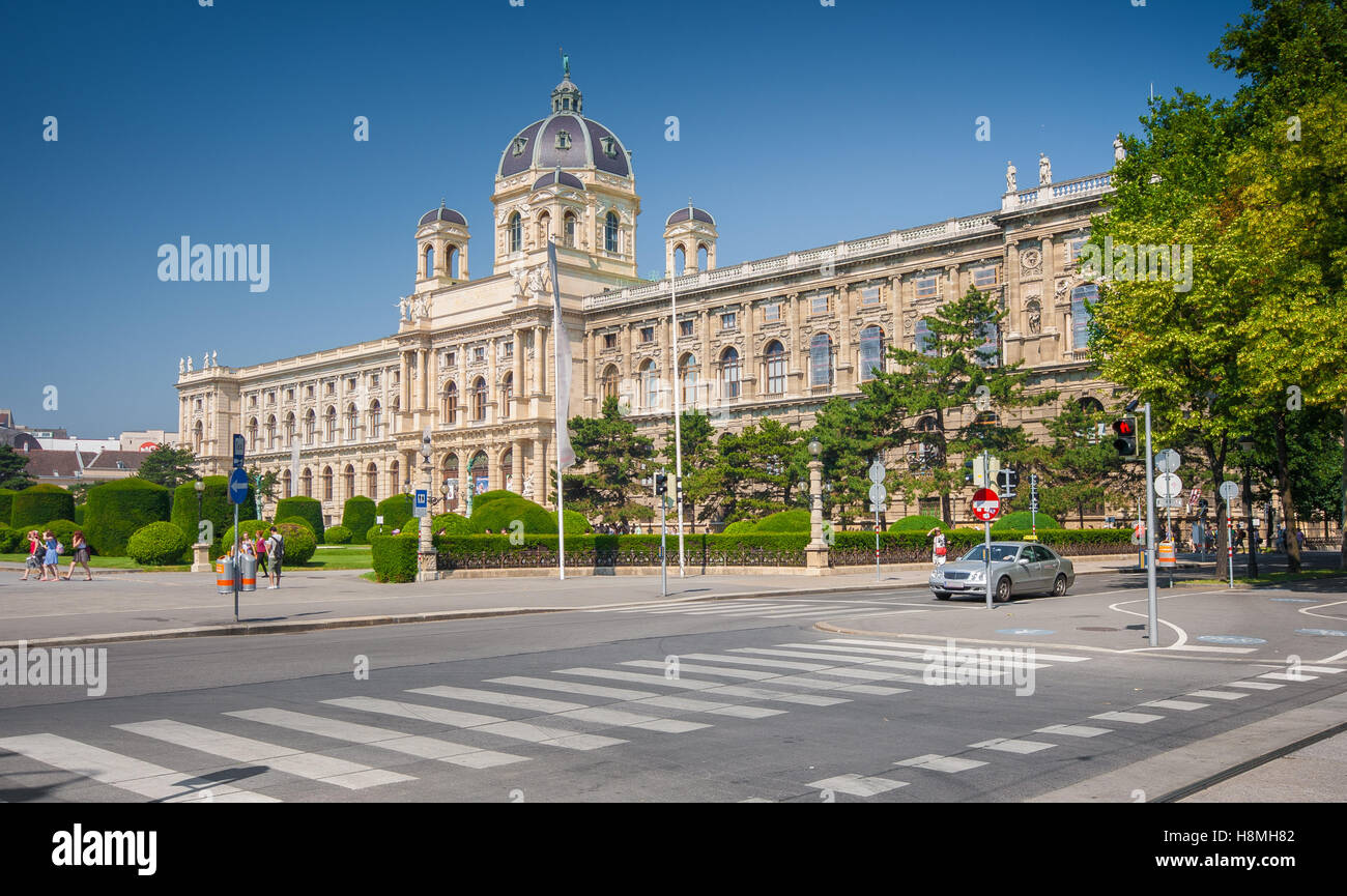 Beautiful view of famous Naturhistorisches Museum (Natural History