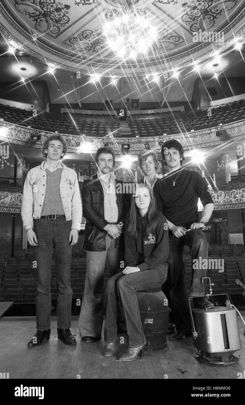 Stage crew Grand Theatre in Wolverhampton 1979 Stock Photo Alamy