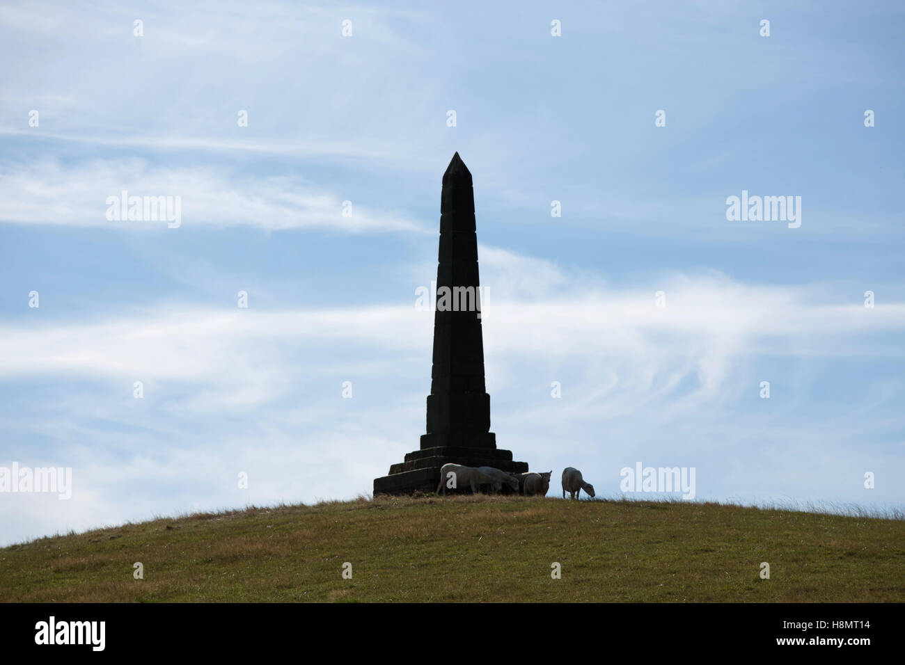 Polesworth Obelisk, Grendon Road, Polesworth, Warwickshire Stock Photo
