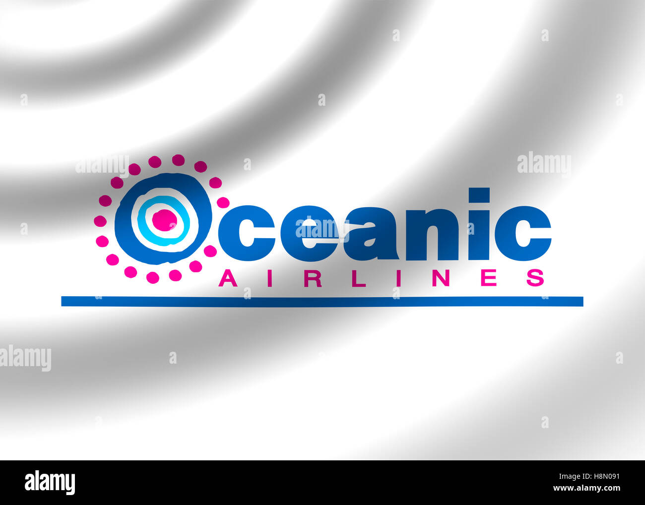 Oceanic Air Airlines logo Stock Photo