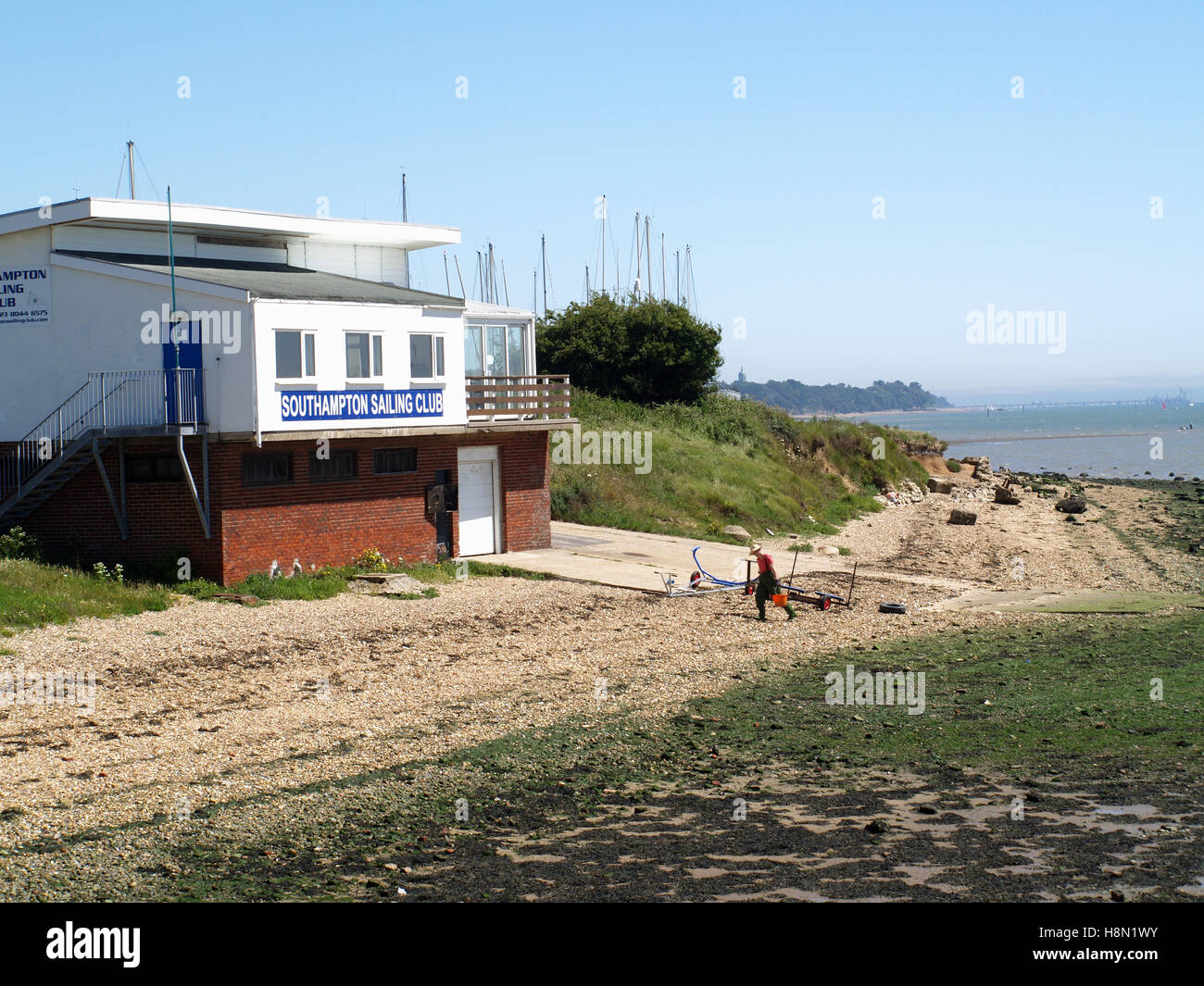 Southampton Sailing Club, Woolston, Southampton, Hampshire UK Stock Photo
