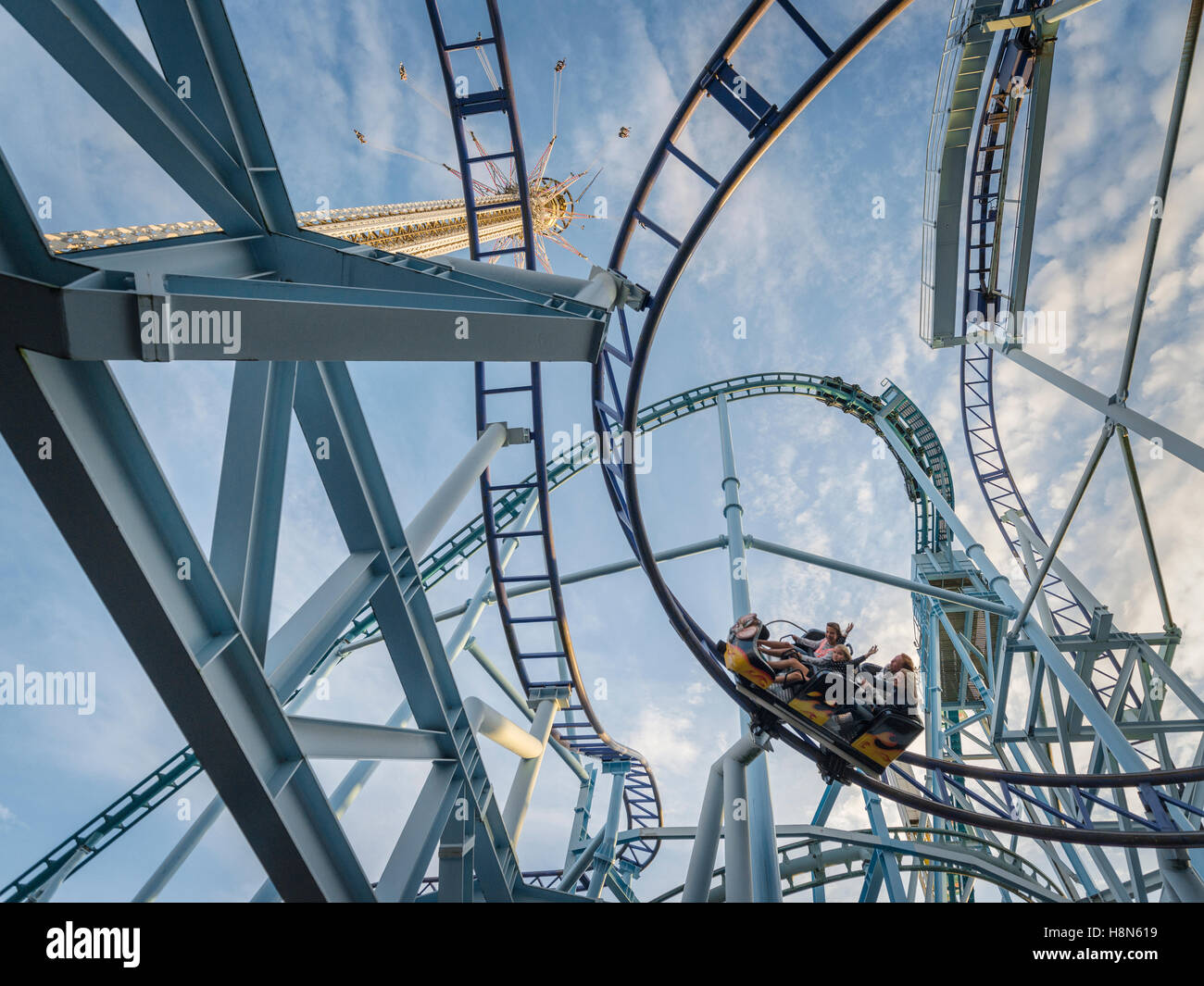 Roolercaster Rollercoaster Structure High Resolution Stock Photography and Images ...