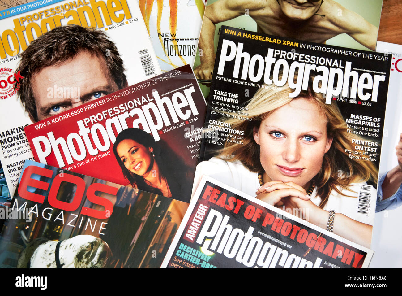 photography magazines in the uk Stock Photo