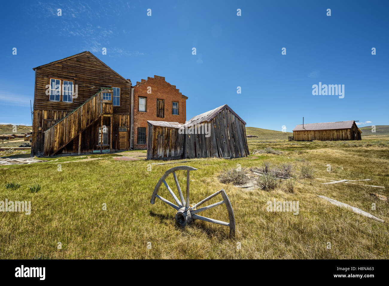 Bodie ghost town in California Stock Photo
