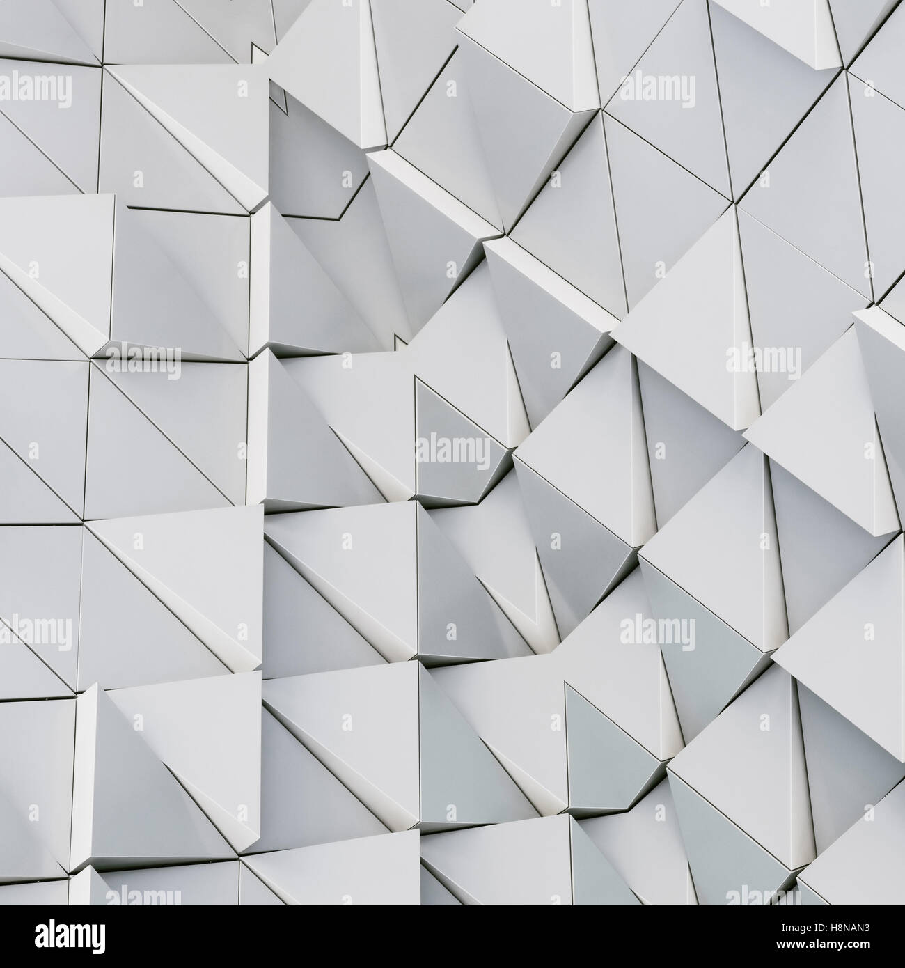 Abstract 3d illustration architectural pattern Stock Photo - Alamy