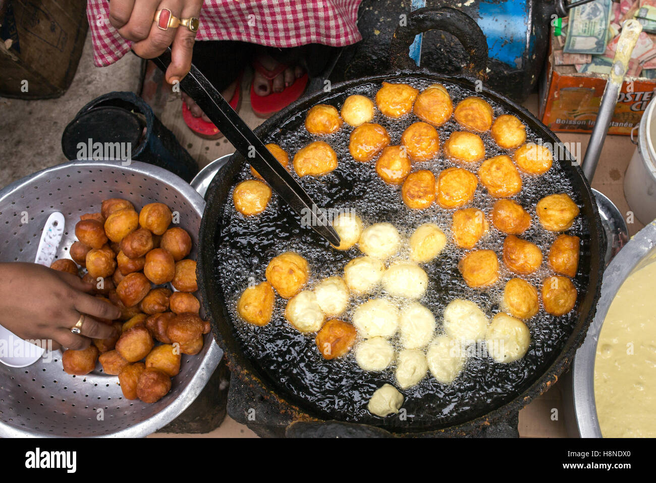 Street food in Kathmandu, Nepal Stock Photo - Alamy