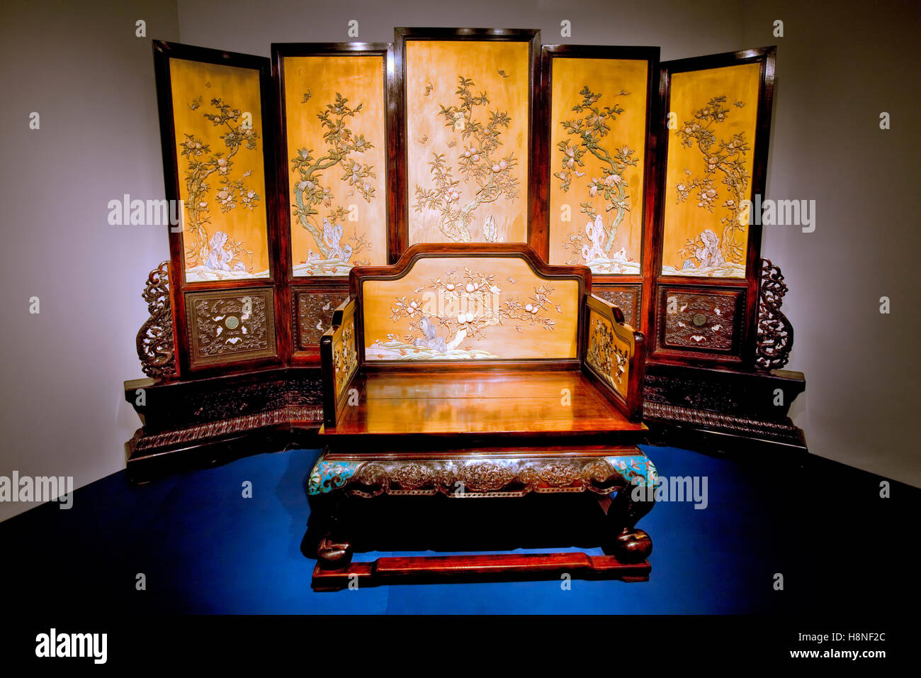 Furniture department in the Shanghai museum Stock Photo