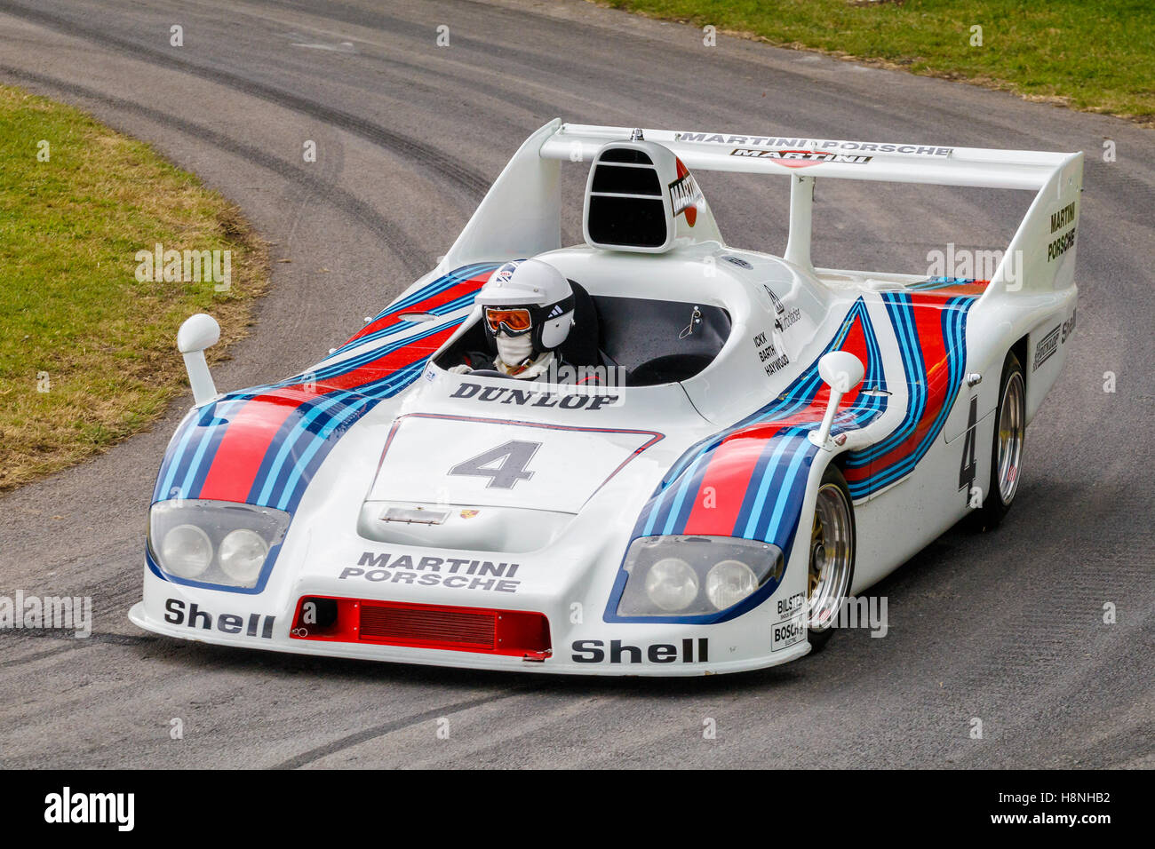 1977 Porsche 936/77 Spyder with driver Manfred Schurti at
