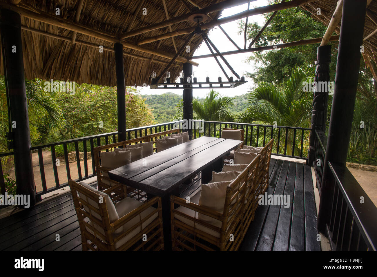 Belcampo Fishing and Eco Tourism Lodge, Belize Stock Photo