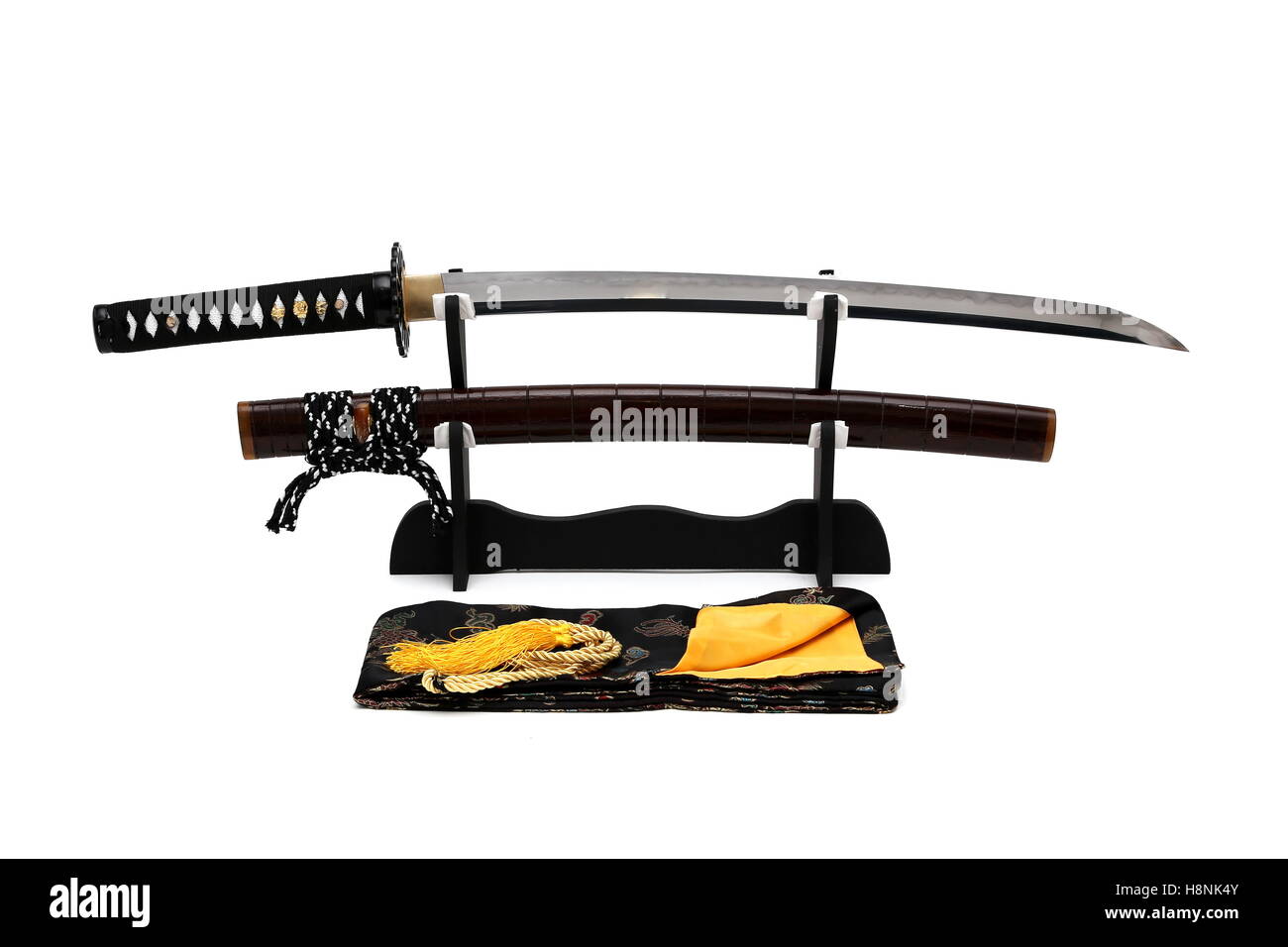 wakizashi sword drawing