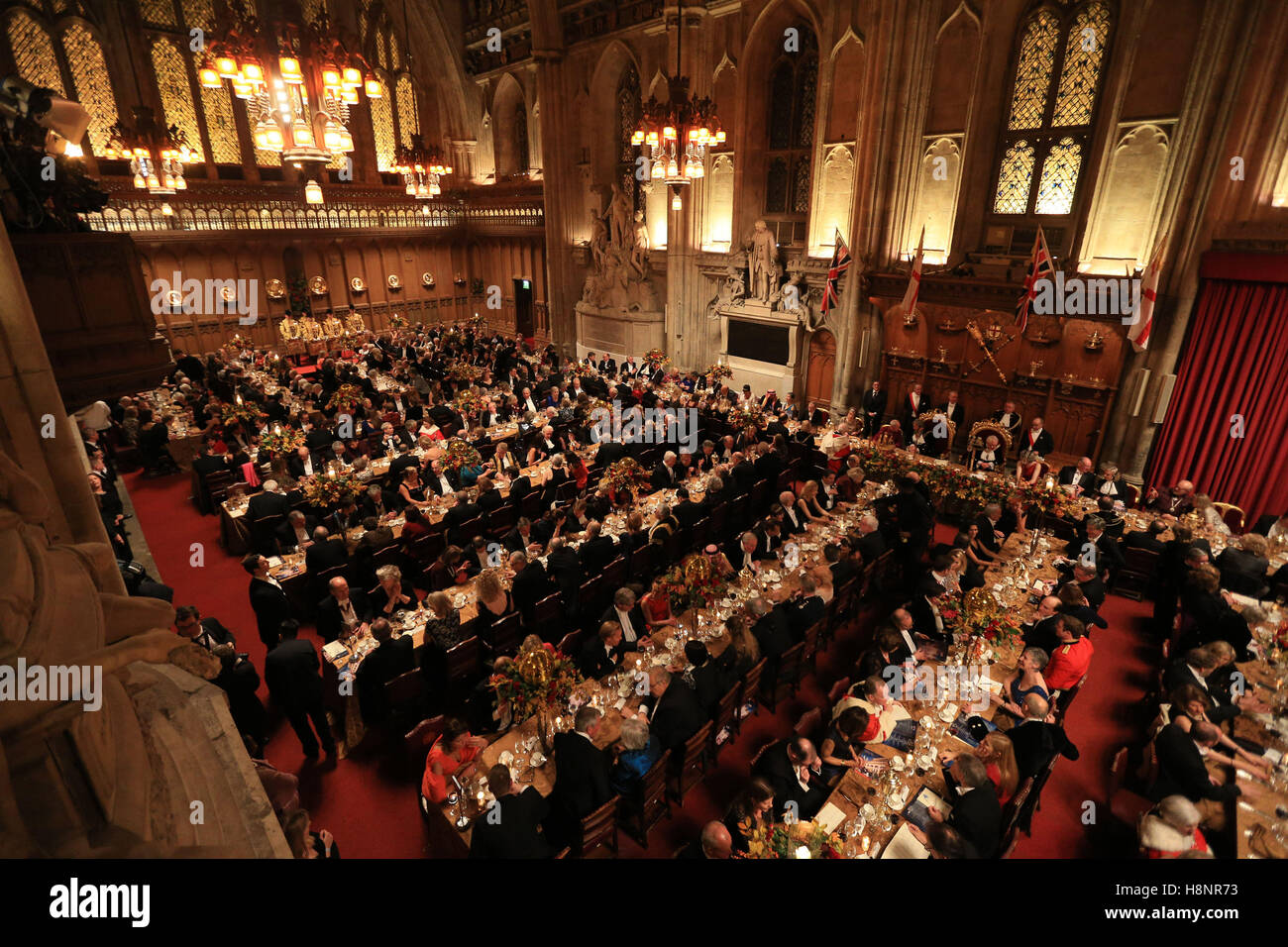 The annual Lord Mayor's Banquet at Mansion House, central London Stock ...