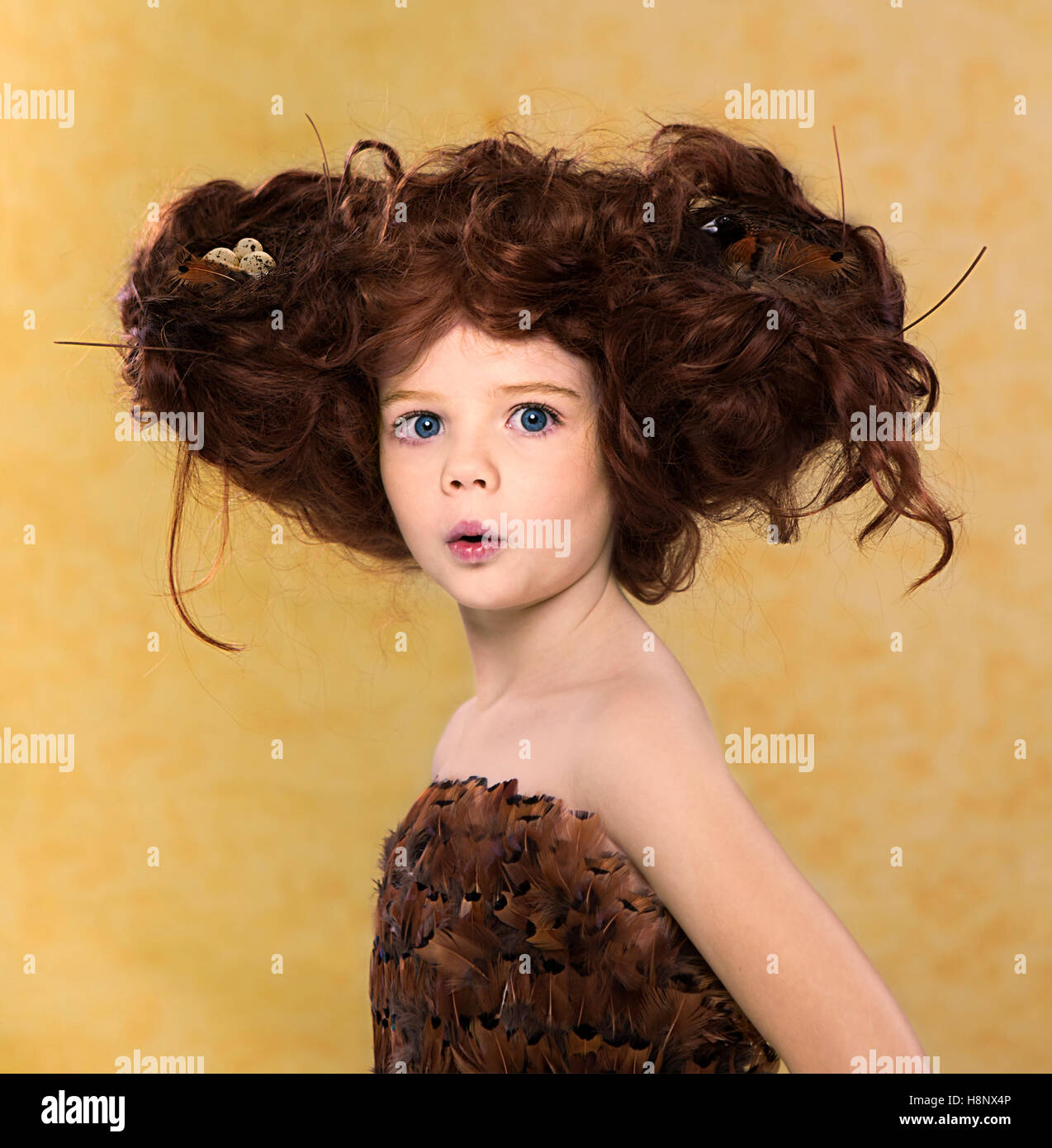 Book Covers Female conceptual photography Stock Photo