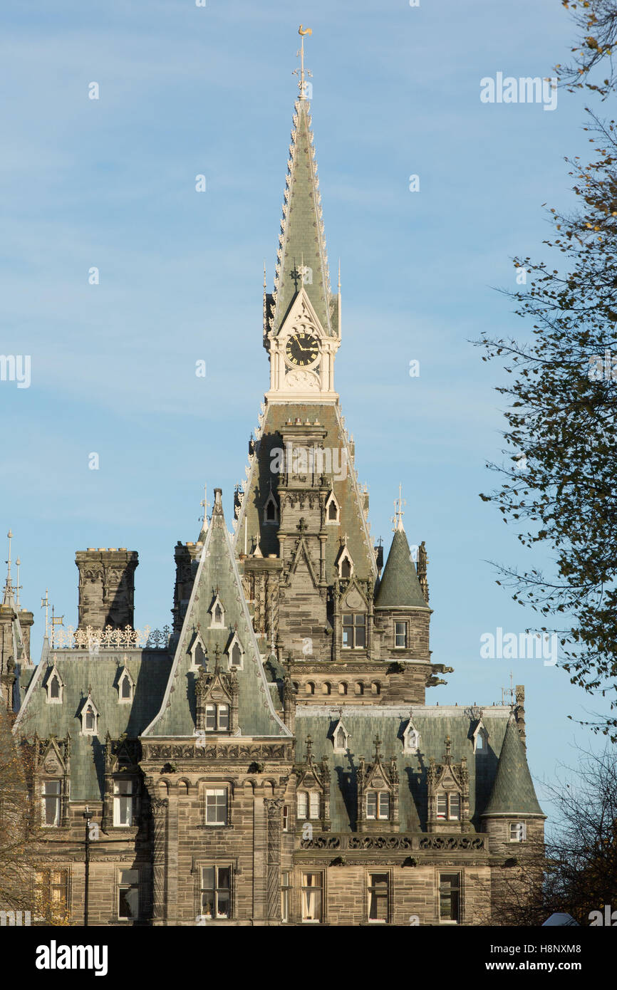 Edinburgh, Scotland, 5th, November, 2016  External views of Fettes College. Stock Photo