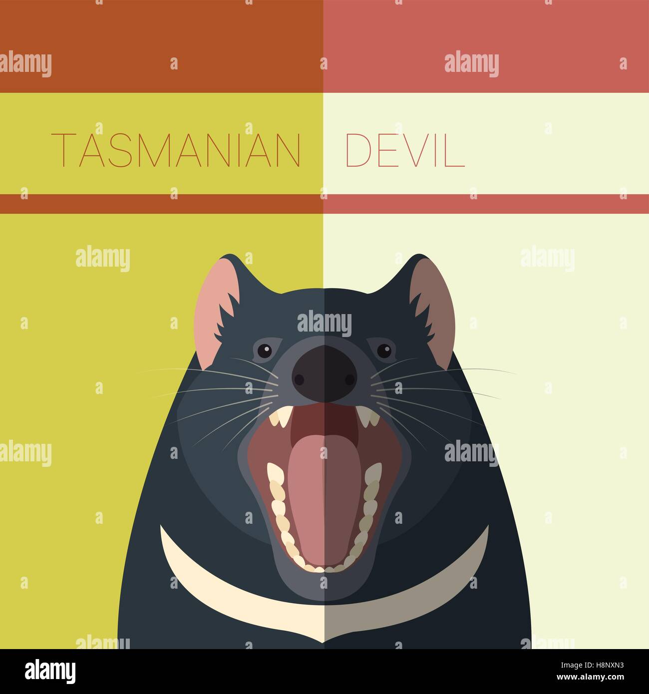Tasmanian devil cartoon hi-res stock photography and images - Alamy