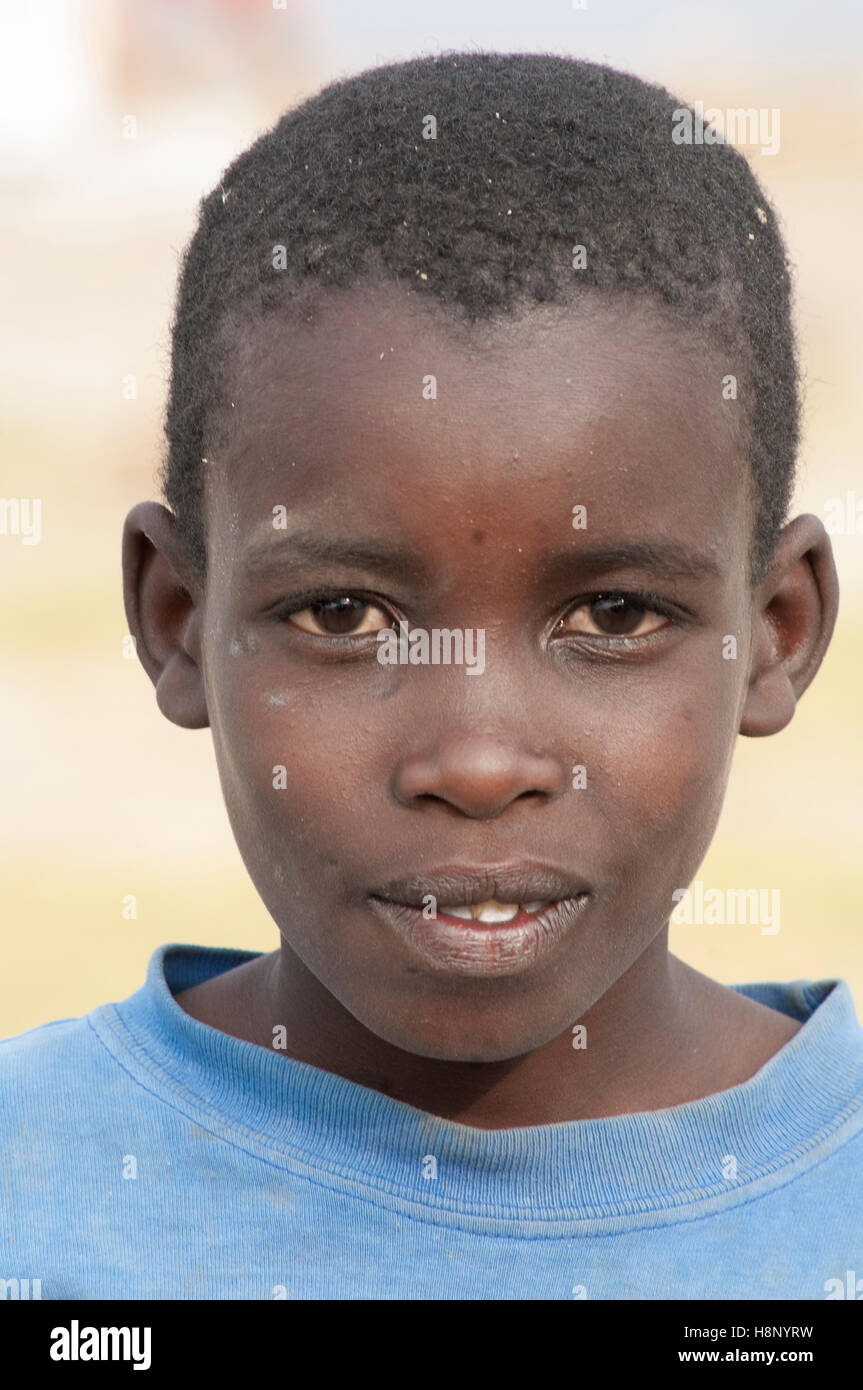 African boy, portrait, Nyumba ya Mungu, Kilimanjaro Region, Tanzania