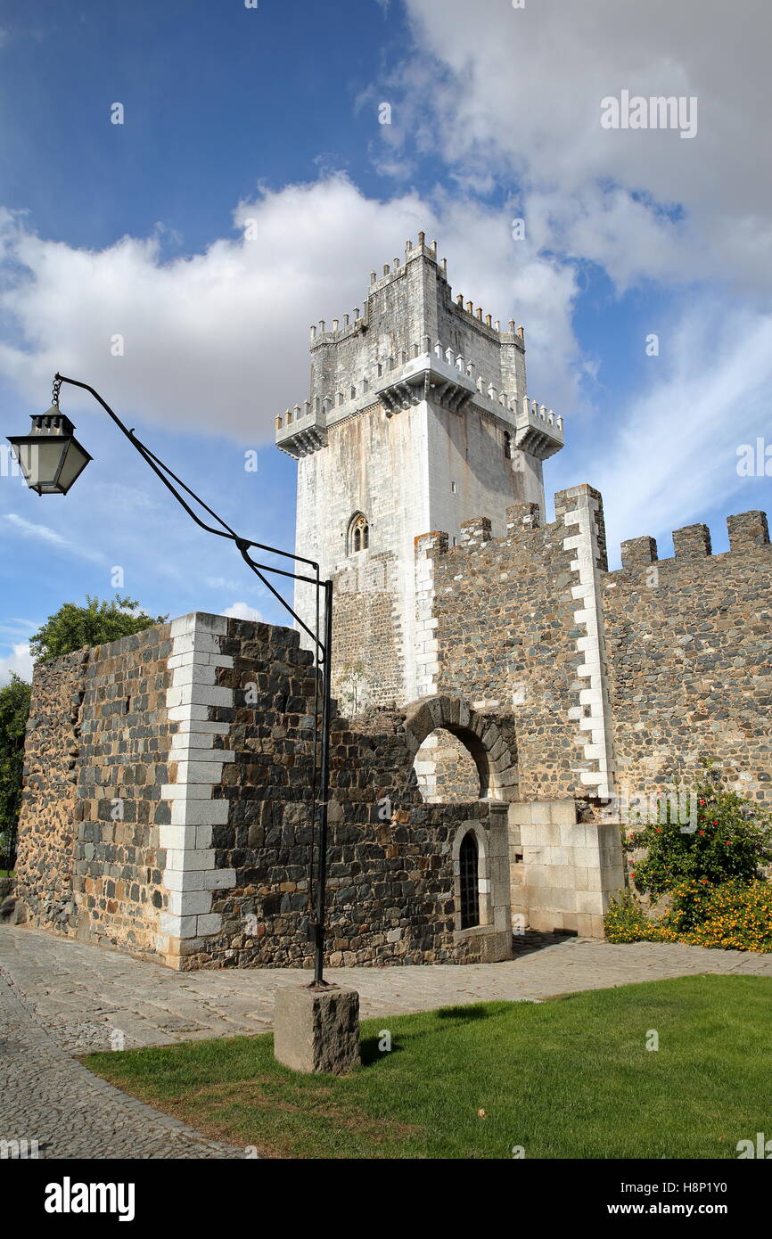 BEJA, PORTUGAL The castle and the Tower Stock Photo Alamy