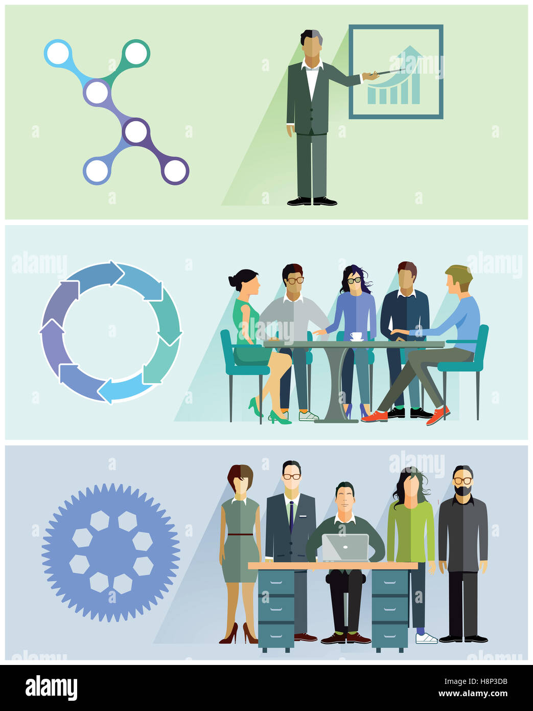 Teamwork process hi-res stock photography and images - Alamy