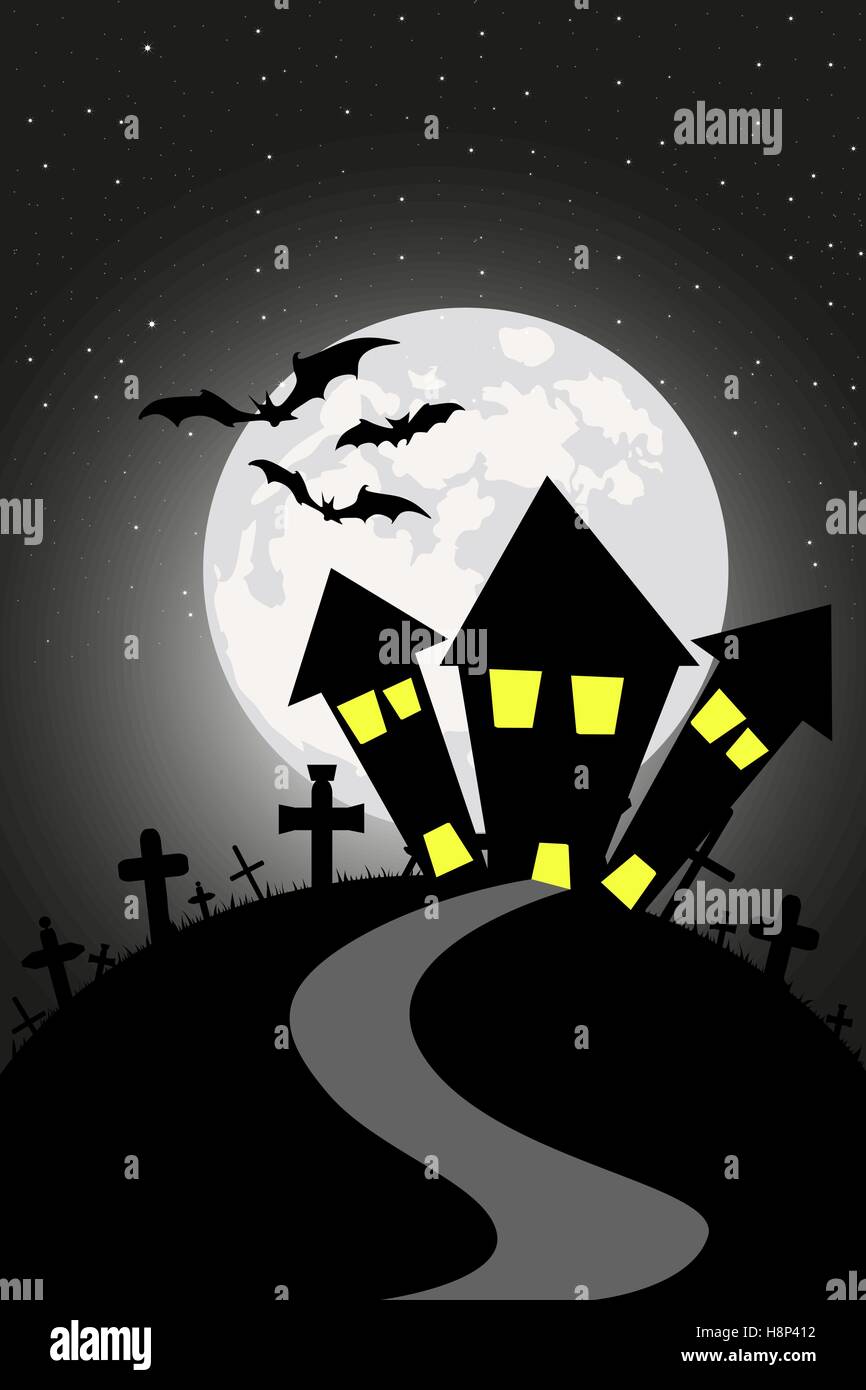 Halloween Day Vector Background Stock Vector Image & Art - Alamy