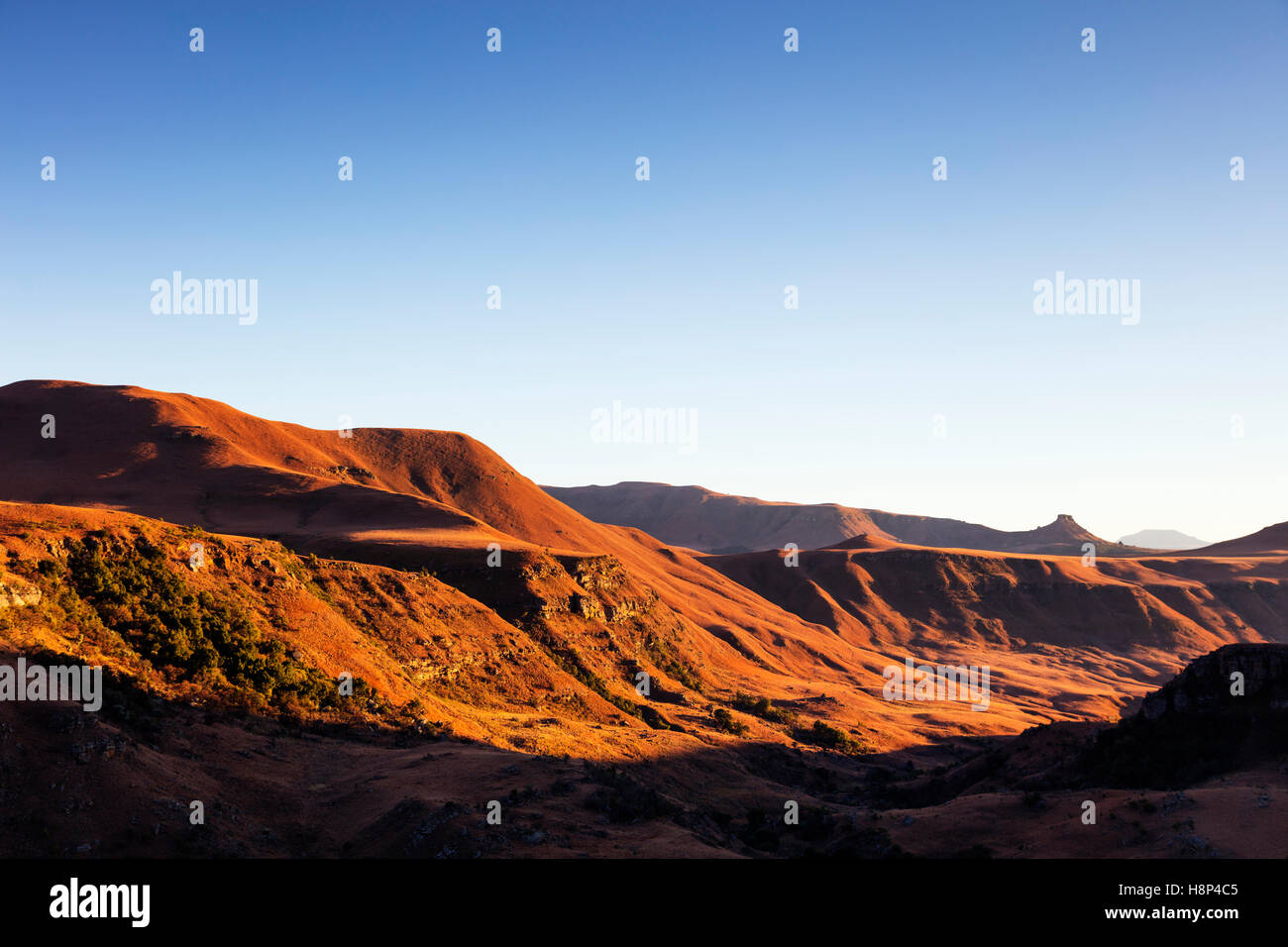 South Africa, Kwazulu-Natal, Drakensburg, Giants Castle Nature Reserve Stock Photo