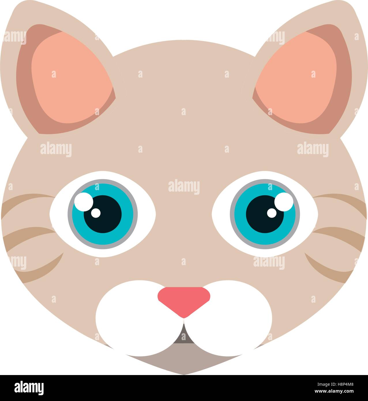 cute cat mascot icon vector illustration design Stock Vector Image ...