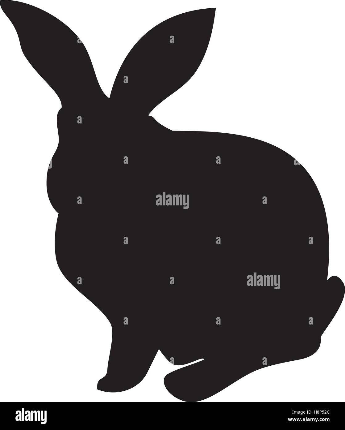 cute rabbit character isolated vector illustration design Stock Vector ...