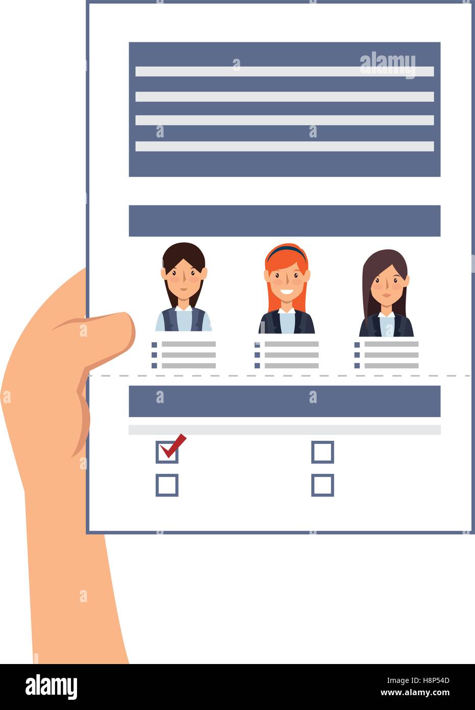 curriculum vitae paper isolated icon vector illustration design Stock ...